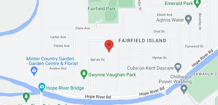 map of 10168 FAIRVIEW DRIVE